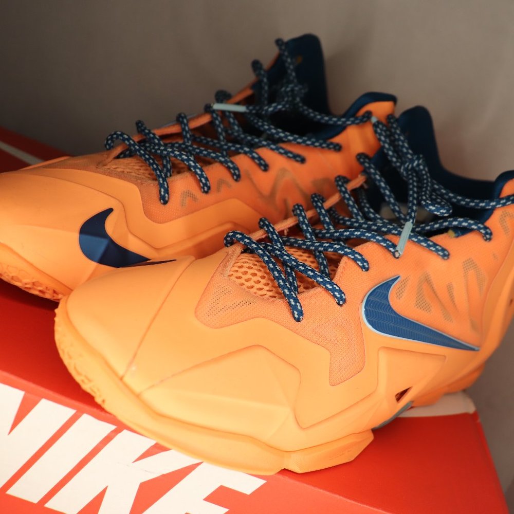 Lebron 11s Atomic Orange